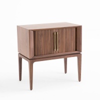 Тумба Для изголовья с раздвижными дверками Liamca единый размер каштановый AM.PM  фото, kupilegko.ru